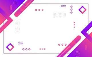 Abstract Geometric Modern Background Memphis Style, gradient ,pink and purple vector