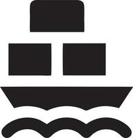 Boat icon symbol design vector image. Illustration of the ship boat transportation design image. EPS 10.