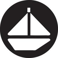 Boat icon symbol design vector image. Illustration of the ship boat transportation design image. EPS 10.