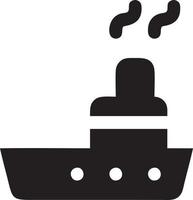 Boat icon symbol design vector image. Illustration of the ship boat transportation design image. EPS 10.