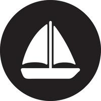 Boat icon symbol design vector image. Illustration of the ship boat transportation design image. EPS 10.