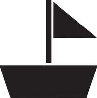 Boat icon symbol design vector image. Illustration of the ship boat transportation design image. EPS 10.