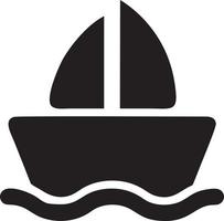 Boat icon symbol design vector image. Illustration of the ship boat transportation design image. EPS 10.