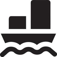 Boat icon symbol design vector image. Illustration of the ship boat transportation design image. EPS 10.