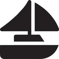 Boat icon symbol design vector image. Illustration of the ship boat transportation design image. EPS 10.
