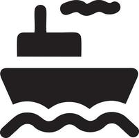 Boat icon symbol design vector image. Illustration of the ship boat transportation design image. EPS 10.