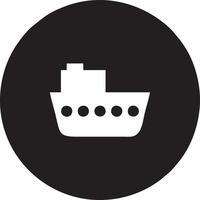 Boat icon symbol design vector image. Illustration of the ship boat transportation design image. EPS 10.