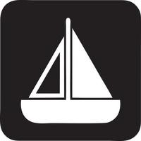 Boat icon symbol design vector image. Illustration of the ship boat transportation design image. EPS 10.