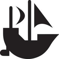 Boat icon symbol design vector image. Illustration of the ship boat transportation design image. EPS 10.
