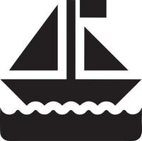 Boat icon symbol design vector image. Illustration of the ship boat transportation design image. EPS 10.