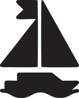 Boat icon symbol design vector image. Illustration of the ship boat transportation design image. EPS 10.