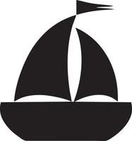 Boat icon symbol design vector image. Illustration of the ship boat transportation design image. EPS 10.