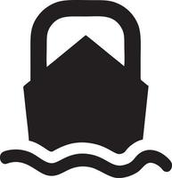 Boat icon symbol design vector image. Illustration of the ship boat transportation design image. EPS 10.