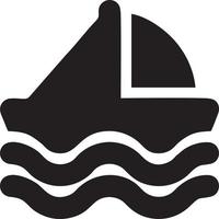 Boat icon symbol design vector image. Illustration of the ship boat transportation design image. EPS 10.