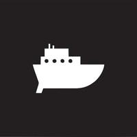 Boat icon symbol design vector image. Illustration of the ship boat transportation design image. EPS 10.