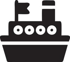 Boat icon symbol design vector image. Illustration of the ship boat transportation design image. EPS 10.