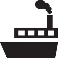 Boat icon symbol design vector image. Illustration of the ship boat transportation design image. EPS 10.