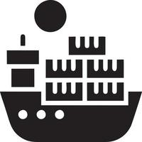 Boat icon symbol design vector image. Illustration of the ship boat transportation design image. EPS 10.