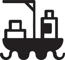 Boat icon symbol design vector image. Illustration of the ship boat transportation design image. EPS 10.