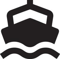 Boat icon symbol design vector image. Illustration of the ship boat transportation design image. EPS 10.