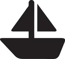 Boat icon symbol design vector image. Illustration of the ship boat transportation design image. EPS 10.