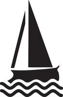 Boat icon symbol design vector image. Illustration of the ship boat transportation design image. EPS 10.