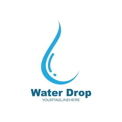 water drop Logo Template vector illustration