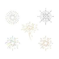 firework vector illustration icon design