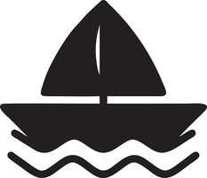 Boat icon symbol design vector image. Illustration of the ship boat transportation design image. EPS 10.