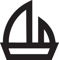 Boat icon symbol design vector image. Illustration of the ship boat transportation design image. EPS 10.