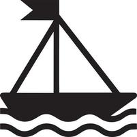 Boat icon symbol design vector image. Illustration of the ship boat transportation design image. EPS 10.