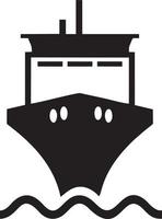 Boat icon symbol design vector image. Illustration of the ship boat transportation design image. EPS 10.