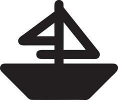 Boat icon symbol design vector image. Illustration of the ship boat transportation design image. EPS 10.