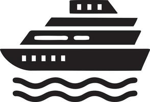 Boat icon symbol design vector image. Illustration of the ship boat transportation design image. EPS 10.