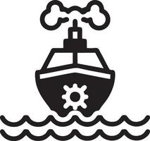 Boat icon symbol design vector image. Illustration of the ship boat transportation design image. EPS 10.