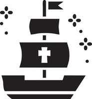 Boat icon symbol design vector image. Illustration of the ship boat transportation design image. EPS 10.