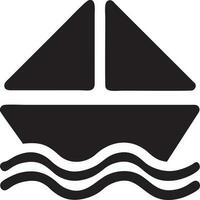 Boat icon symbol design vector image. Illustration of the ship boat transportation design image. EPS 10.