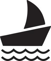 Boat icon symbol design vector image. Illustration of the ship boat transportation design image. EPS 10.