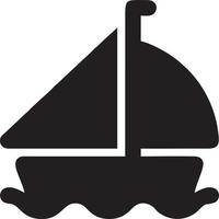 Boat icon symbol design vector image. Illustration of the ship boat transportation design image. EPS 10.