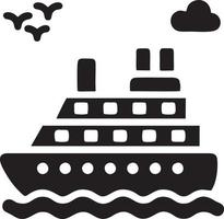 Boat icon symbol design vector image. Illustration of the ship boat transportation design image. EPS 10.