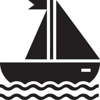 Boat icon symbol design vector image. Illustration of the ship boat transportation design image. EPS 10.