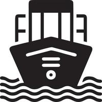 Boat icon symbol design vector image. Illustration of the ship boat transportation design image. EPS 10.