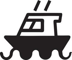 Boat icon symbol design vector image. Illustration of the ship boat transportation design image. EPS 10.