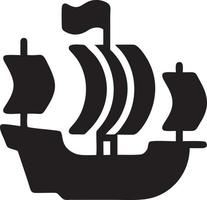 Boat icon symbol design vector image. Illustration of the ship boat transportation design image. EPS 10.