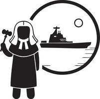 Boat icon symbol design vector image. Illustration of the ship boat transportation design image. EPS 10.