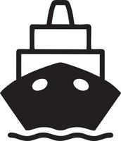 Boat icon symbol design vector image. Illustration of the ship boat transportation design image. EPS 10.