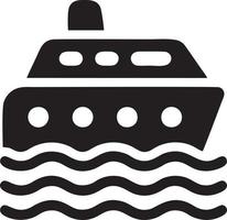 Boat icon symbol design vector image. Illustration of the ship boat transportation design image. EPS 10.