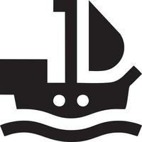 Boat icon symbol design vector image. Illustration of the ship boat transportation design image. EPS 10.