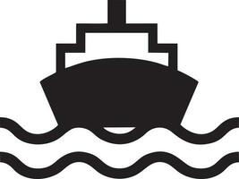 Boat icon symbol design vector image. Illustration of the ship boat transportation design image. EPS 10.