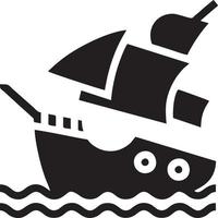 Boat icon symbol design vector image. Illustration of the ship boat transportation design image. EPS 10.